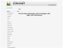 Tablet Screenshot of curanet.knowledgebase.nu