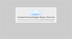 Desktop Screenshot of knowledgebase.co